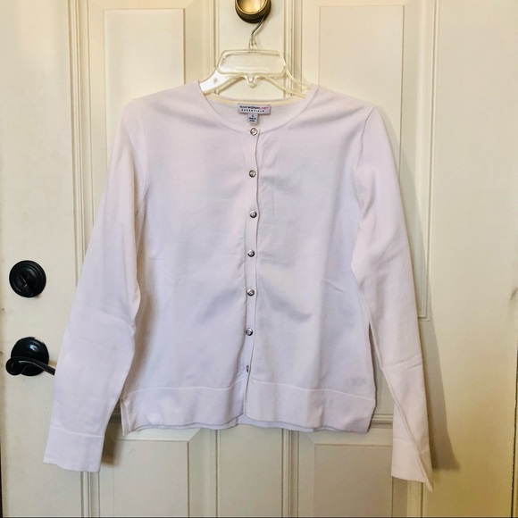 Isaac Mizrahi NWT Ladies White Cardigan Small - Picture 5 of 5